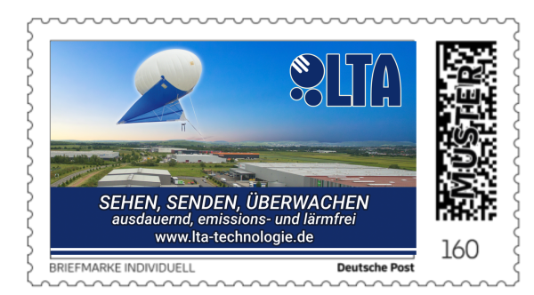 20 Stück LTA-Briefmarken Deutsche Post